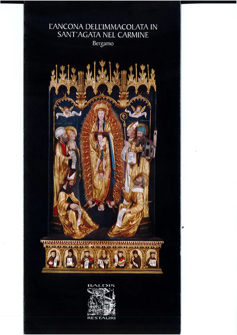 L'ancona dell'Immacolata in Sant'Agata nel Carmine, Bergamo